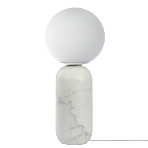 Tierra One Light Table Lamp White