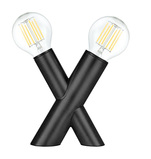 Dainolite Ltd - TMA-71T-MB - Two Light Table Lamp - Temora - Matte Black