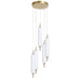 Dainolite Ltd - TYA-1250LEDP-AGB - LED Pendant - Typha - Aged Brass