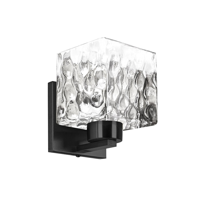 Dainolite Ltd - VED-51W-MB-CLR - One Light Wall Sconce - Veda - Matte Black