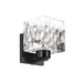 Dainolite Ltd - VED-51W-MB-CLR - One Light Wall Sconce - Veda - Matte Black