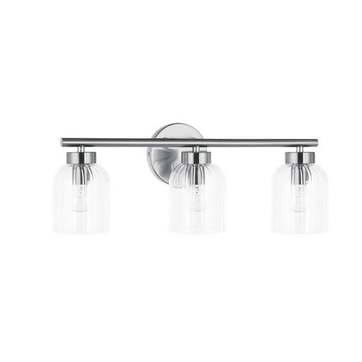 Vienna Three Light Vanity Polished Chrome