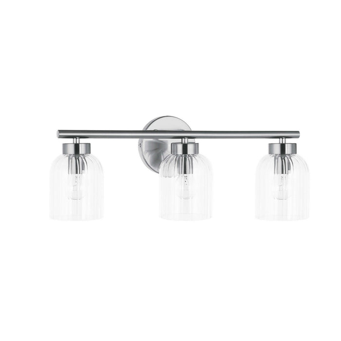 Dainolite Ltd - VIE-213W-PC - Three Light Vanity - Vienna - Polished Chrome