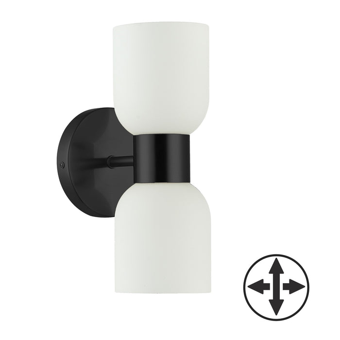 Dainolite Ltd - VND-102W-MB - Two Light Wall Sconce - Vonda - Matte Black