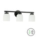 Dainolite Ltd - VND-213W-MB - Three Light Vanity - Vonda - Matte Black