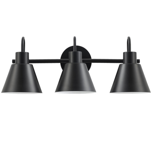 Westley Three Light Vanity Matte Black