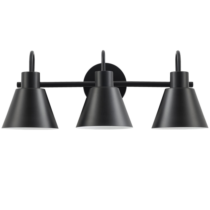 Dainolite Ltd - WES-203W-MB - Three Light Vanity - Westley - Matte Black