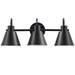 Dainolite Ltd - WES-203W-MB - Three Light Vanity - Westley - Matte Black