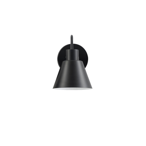 Westley One Light Wall Sconce Matte Black