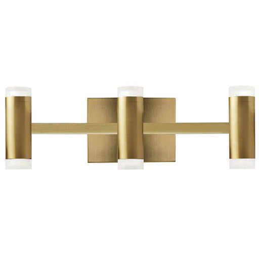 Wilson LED Vanity Aged Brass