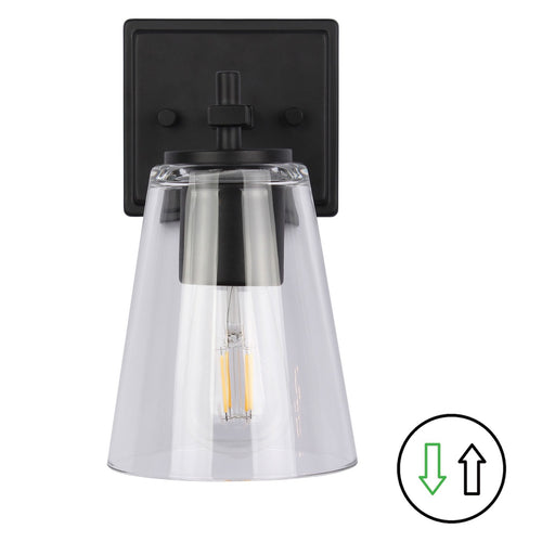 Wenda One Light Wall Sconce Clear