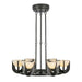 Alora - CH362627UBAR-UNV - LED Chandelier - Colette - Urban Bronze/Alabaster