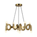 Alora - CH420823BG - Eight Light Chandelier - Sadie - Brushed Gold