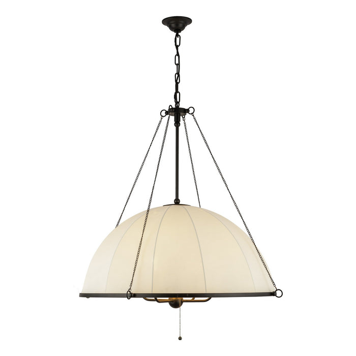 Alora - CH661433MB - Four Light Chandelier - Crosby - Matte Black