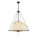 Alora - CH661433MB - Four Light Chandelier - Crosby - Matte Black