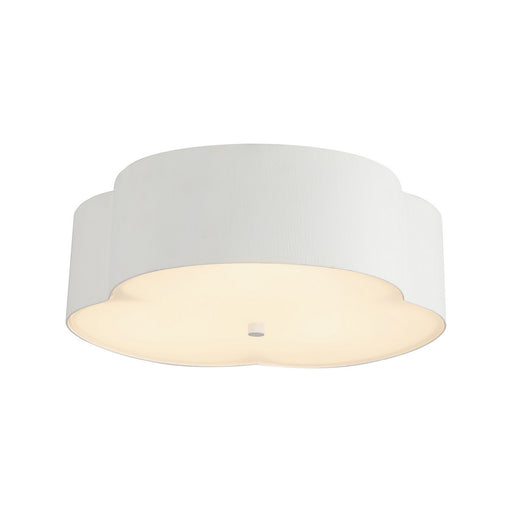 Adella Three Light Flush Mount Antique White