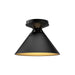 Alora - FM584507MB - One Light Flush Mount - Archer - Matte Black