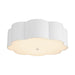 Alora - FM603314AW - Three Light Flush Mount - Blossom - Antique White