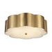 Alora - FM603314BG - Three Light Flush Mount - Blossom - Brushed Gold