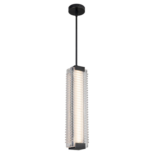 Alora - PD374624UBCR-UNV - LED Pendant - Alai - Urban Bronze/Ribbed Glass