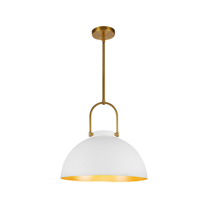 Alora - PD504016WH - One Light Pendant - Harper - White