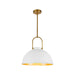Alora - PD504016WH - One Light Pendant - Harper - White