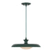 Alora - PD557015PGN - One Light Pendant - Minori - Pine Green