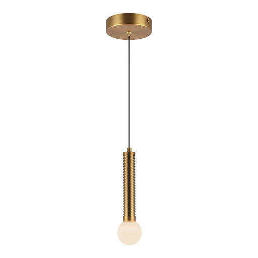 Alora - PD612109BGOP-UNV - LED Pendant - Arden - Brushed Gold/Opal Glass