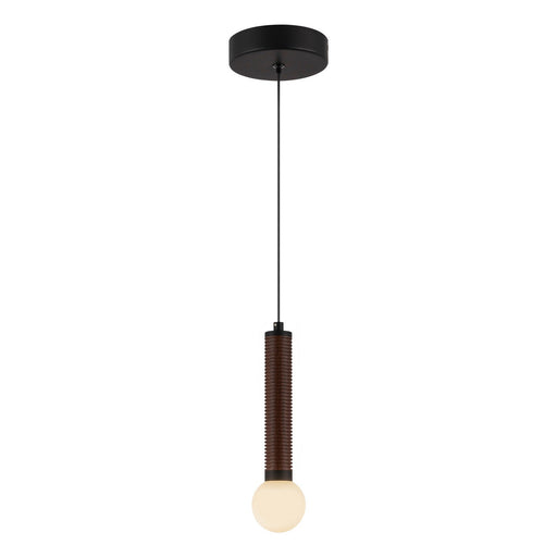 Alora - PD612109MBOP-UNV - LED Pendant - Arden - Matte Black/Opal Glass