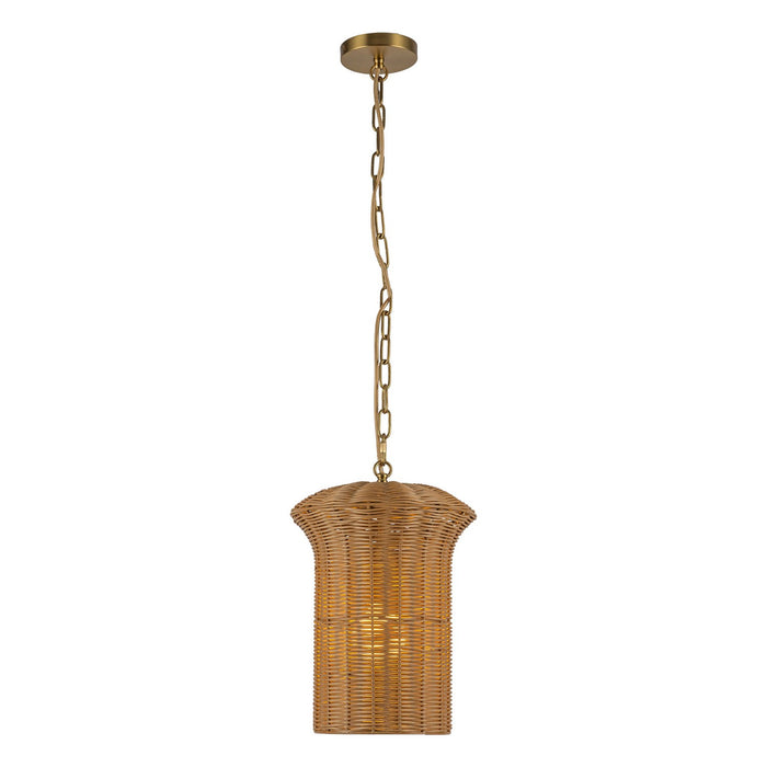 Alora - PD641011BG - One Light Pendant - Kai - Brushed Gold