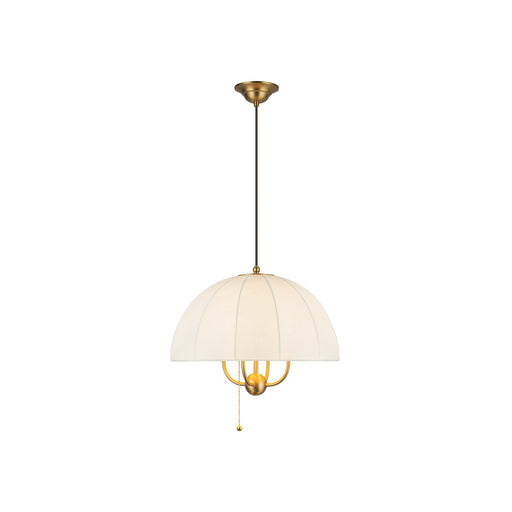 Crosby Four Light Pendant Brushed Gold