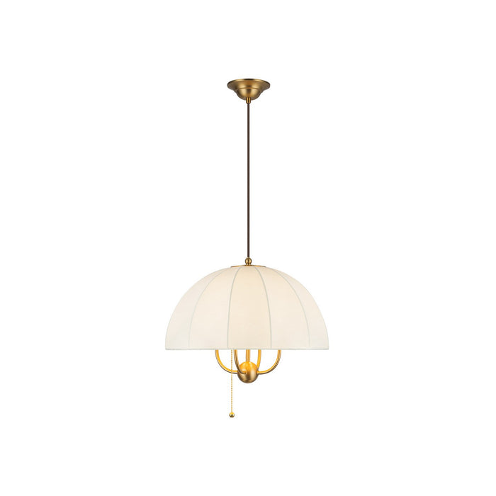Alora - PD661418BG - Four Light Pendant - Crosby - Brushed Gold