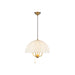 Alora - PD661418BG - Four Light Pendant - Crosby - Brushed Gold