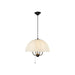 Alora - PD661418MB - Four Light Pendant - Crosby - Matte Black