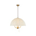 Alora - PD661424BG - Four Light Pendant - Crosby - Brushed Gold