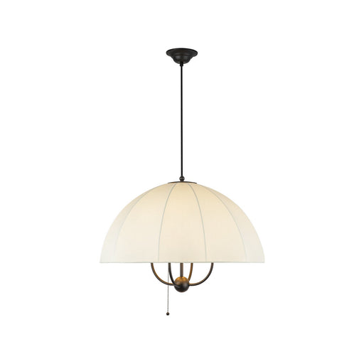 Crosby Four Light Pendant Matte Black