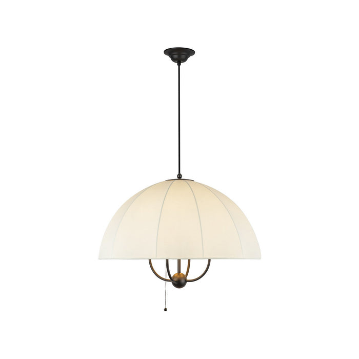 Alora - PD661424MB - Four Light Pendant - Crosby - Matte Black