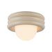 Alora - SF426012PW - One Light Semi-Flush Mount - Harvey - Pearl White