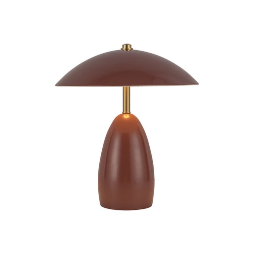 Poppy LED Table Lamp Burgundy