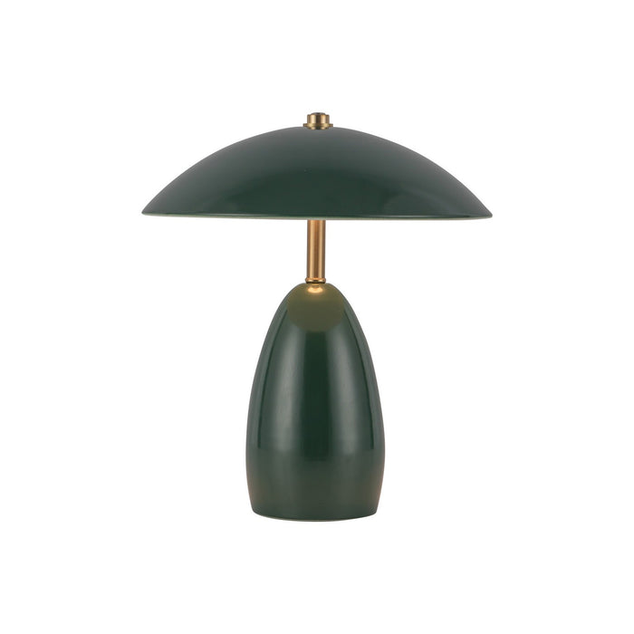 Alora - TL437409PGN - LED Table Lamp - Poppy - Pine Green