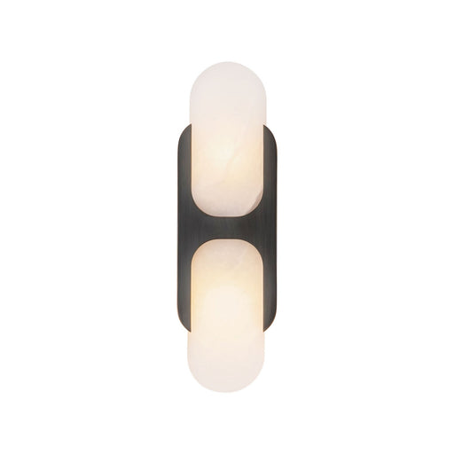 Odin Two Light Wall Vanity Urban Bronze/Alabaster