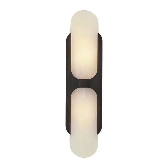 Alora - WV357217UBAR - Two Light Wall Vanity - Odin - Urban Bronze/Alabaster