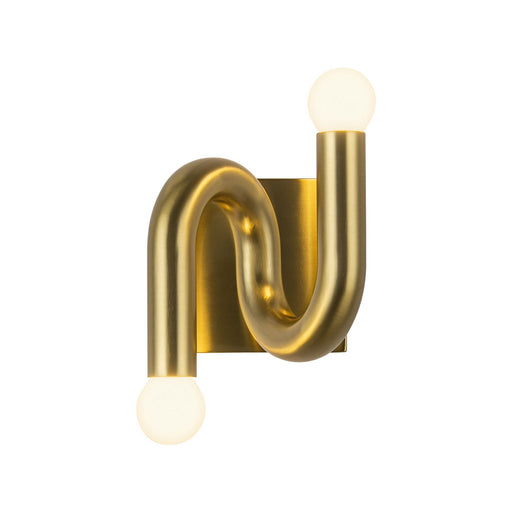 Sadie Two Light Wall Vanity Brushed Gold