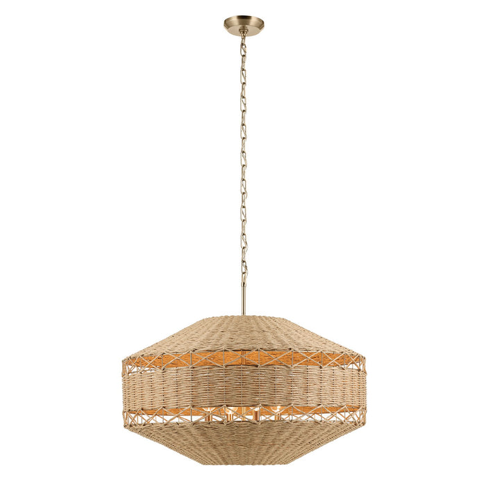 Kichler - 52744CPZ - Four Light Pendant - Lulo - Champagne Bronze