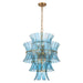 Crystorama - ABI-2006-AG-BL - 13 Light Chandelier - Abigail - Aged Brass