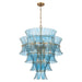 Crystorama - ABI-2008-AG-BL - 21 Light Chandelier - Abigail - Aged Brass