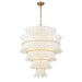 Crystorama - ABI-2008-AG-WH - 21 Light Chandelier - Abigail - Aged Brass