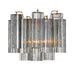Crystorama - ADD-302-AG-SM - Two Light Wall Sconce - Addis - Aged Brass