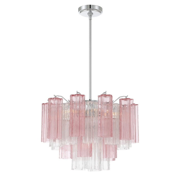 Crystorama - ADD-306-CH-SP - Six Light Chandelier - Addis - Polished Chrome