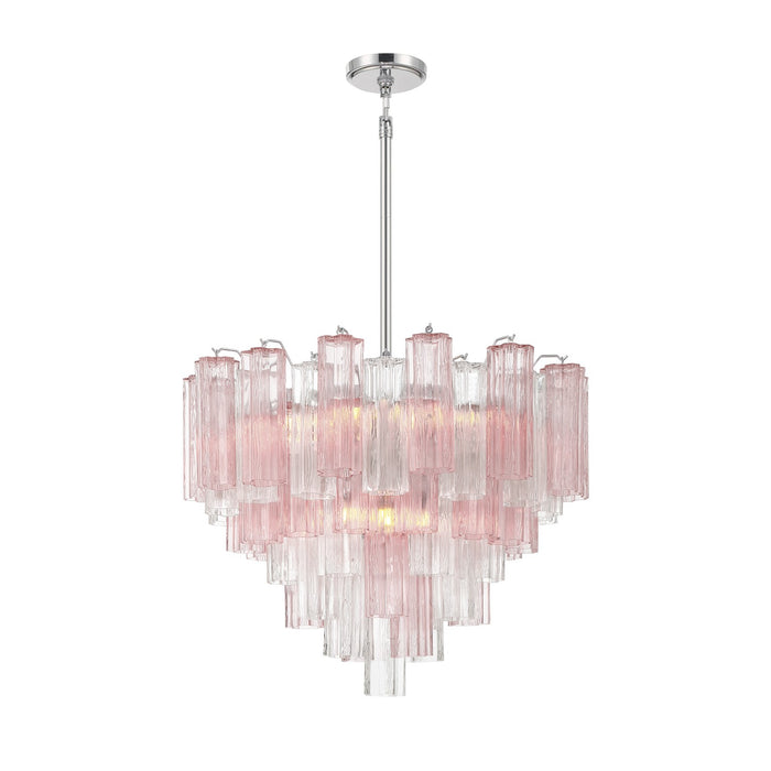 Crystorama - ADD-312-CH-SP - 12 Light Chandelier - Addis - Polished Chrome
